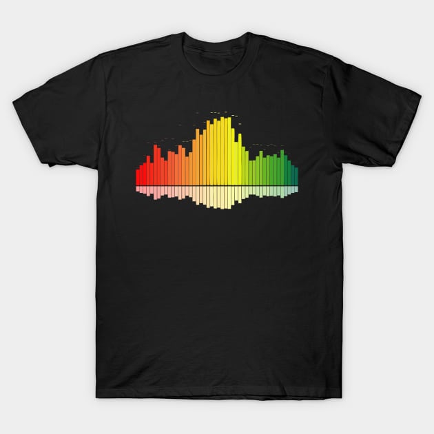 Sound Spectrum T-Shirt by RosArt100